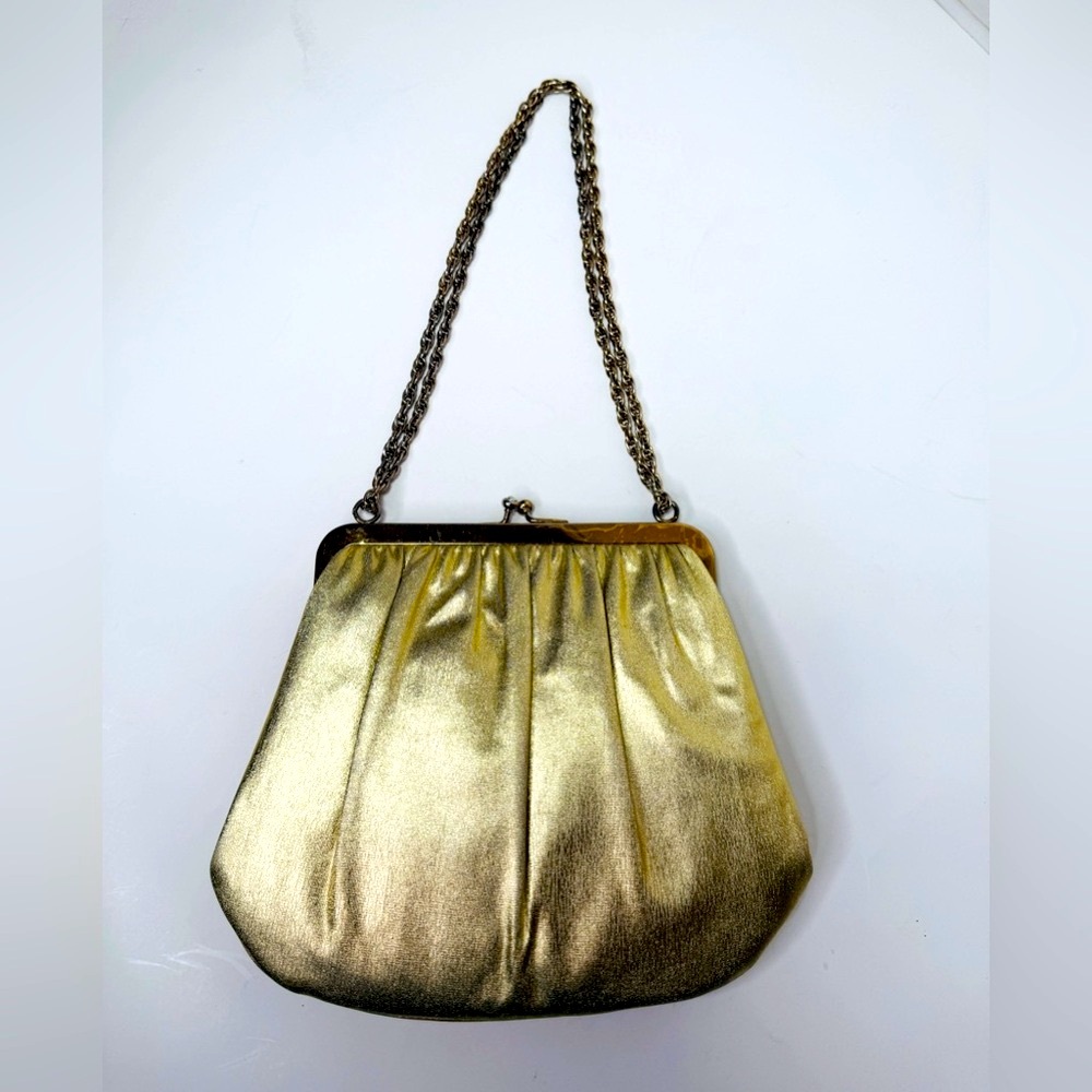 Elegant Gold Chain Strap Women's Bag